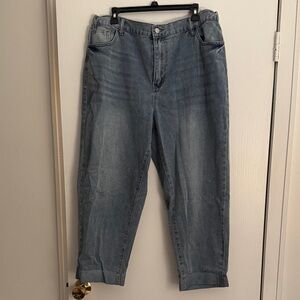 SHEIN Blue Boyfriend Jeans